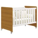 Ver imagem 2 de Berço Americano Evolution 4 em 1 Branco Acetinado Savana Reller e Cômoda Americano Branco Hp - Henn