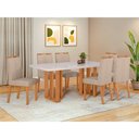 Ver imagem 2 de Jogo de Mesa Lopas Téssera Tampo Maxi 170x90cm 6 Cadeiras