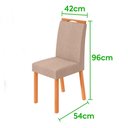 Ver imagem 5 de Jogo de Mesa Lopas Téssera Tampo Maxi 170x90cm 6 Cadeiras