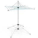 Ver imagem 1 de Varal de Chão Aço Carbono Retrátil Giratório Reforçado 5 Cordas Durável Varal Sul