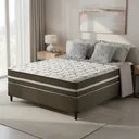 Ver imagem 1 de Cama Box com Colchão de Molas Ensacadas Classic Viúva 128cm