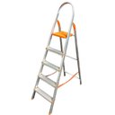 Ver imagem 1 de Escada Doméstica de Alumínio com Acessórios em Polipropileno com 5 Degraus Antiderrapantes - EDS005 