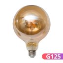 Ver imagem 2 de Lâmpada de Filamento Led Globo G125 4w Ambar 2200k Bivolt Iluminação Vintage
