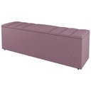 Ver imagem 2 de Cabeceira E Baú Cama Box Queen Size Grace 160cm Suede Rosé