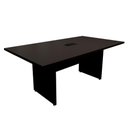 Ver imagem 2 de Mesa Reunião Corporativa 200cm X 90cm C/ Caixa de Tomada F5 Cor:preto