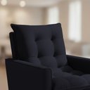 Ver imagem 5 de Poltrona Sala 92cm Elegante Confortável e Perfeita para Qualquer Ambiente Ester Preto