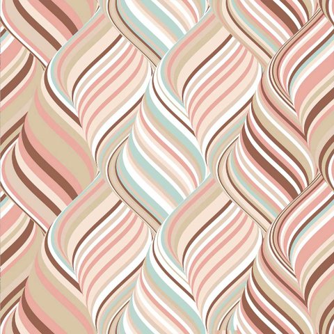 Papel de Parede Temático Pintura Mechas Diversos Tons 3,3m