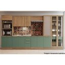 Ver imagem 7 de Armário Aéreo Cozinha Modulado Botanic M634 c/ 3 Portas Nogueira - Kappesberg