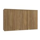 Ver imagem 1 de Armário Aéreo Cozinha Modulado Botanic M634 c/ 3 Portas Nogueira - Kappesberg