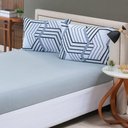 Ver imagem 2 de Jogo de Cama Lençol Sonho Bom Casal em Malha Algodão Cinza 100% Algodão