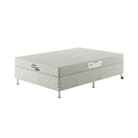 Cama Box Casal Bio Green Spubio Incofal Bege 138x188x49cm