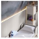 Ver imagem 2 de Painel Decorativo Farm 225x109x37 Cm Cinza com Led - Matic