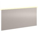 Ver imagem 1 de Painel Decorativo Farm 225x109x37 Cm Cinza com Led - Matic