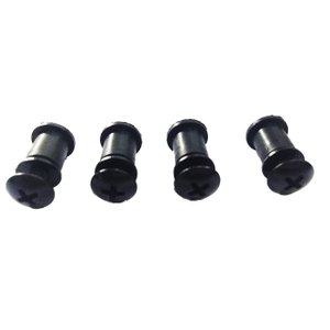 Parafuso com Bucha Bolha Tenere 250 Philips Preto Kit 4