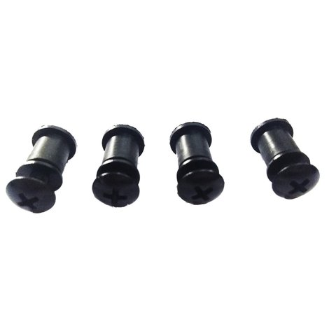 Parafuso com Bucha Bolha Tenere 250 Philips Preto Kit 4