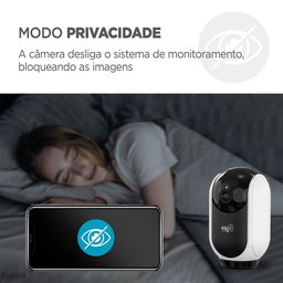 Câmera de Segurança Interna, Elg, Shcr600, 360º, Fullhd 1080p, Visão Noturna, Audio, Wi-fi - 7