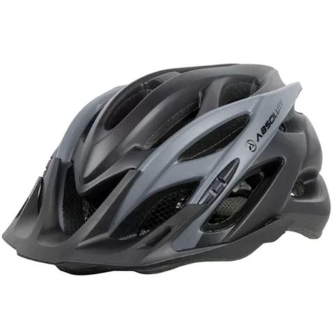 Capacete Absolute Wild c/ LED - Preto/Cinza Fosco g