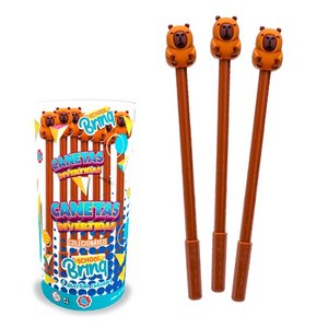 Kit 3 Canetas Divertida Capivara - Capybara