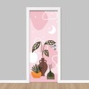 Ver imagem 1 de Adesivo de Porta - Arte Boho 5 Dekalque 83x213