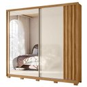 Ver imagem 4 de Guarda Roupa Casal e Cômoda Dhara Freijó Off White - Moval