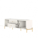 Ver imagem 5 de Rack para Tv até 75" 2 Gavetas 2 Portas Jasper 185 cm