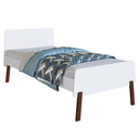 Ver imagem 1 de Cama de Solteiro para Colchões de 190x90cm Orlando Branco CI090 Art In Móveis