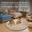 Ver imagem 2 de Tapete Redondo Infantil Pérola Antiderrapante Milano Soft:1.50m
