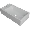 Ver imagem 1 de Cuba de Apoio Retangular para Banheiro Lavabo Roma C01 Rl545w Branco - Lyam