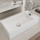 Ver imagem 2 de Cuba de Apoio Retangular para Banheiro Lavabo Roma C01 Rl545w Branco - Lyam