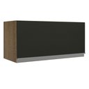 Ver imagem 1 de Armário Aéreo de Cozinha Glamy 70cm 1 Porta Basculante Preto