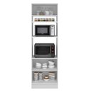 Ver imagem 3 de Torre Quente Madesa Stella 70 cm 3 Portas Branco Cor:Branco