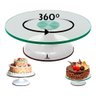 Bailarina Vidro Giratória Lorben Bolos Tortas 360° Redondo Transparente com Rolamento Duplo - 5