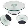 Bailarina Vidro Giratória Lorben Bolos Tortas 360° Redondo Transparente com Rolamento Duplo - 6