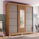 Ver imagem 4 de Guarda-Roupa 3 Portas de Correr com Espelho B376 Henn