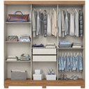 Ver imagem 2 de Guarda-Roupa 3 Portas de Correr com Espelho B376 Henn