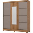 Ver imagem 1 de Guarda-Roupa 3 Portas de Correr com Espelho B376 Henn