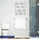 Ver imagem 2 de Janela de Alumínio Basculante 80x80cm com 3 Basculas e Vidro Mini Boreal Soft MGM Branco