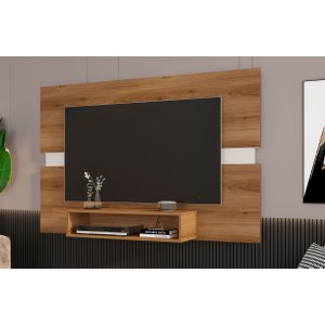 Painel para Tv Ate 50 Polegadas Sala Mark Nature com Off White Flex Color Potenza