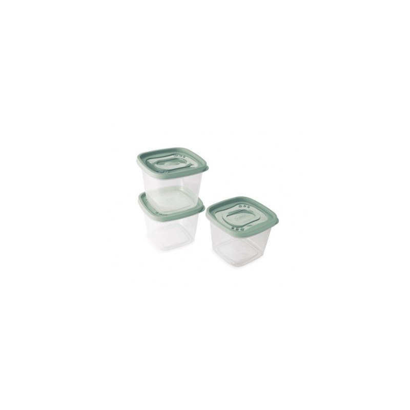 Pote Quadrado 3pcs 1,2lt Plasutil