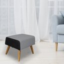 Ver imagem 2 de Puff Decorativo 60 cm Viseo C-05 C-416 Linho Cinza - Domi