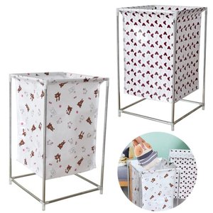 Cesto Roupa Suja Lavanderia Inox Desmontável Portátil Quarto Organizador Brinquedos Roupeiro Imperme