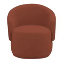 Ver imagem 2 de Poltrona Decorativa Sala de Estar Recepção Jasmine Bouclé