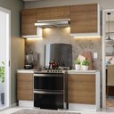 Ver imagem 1 de Armário de Cozinha Compacta 180cm Branco/Rustic Glamy Madesa 12