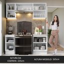 Ver imagem 7 de Armário de Cozinha Compacta 180cm Branco/Rustic Glamy Madesa 12