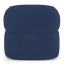 Ver imagem 7 de Poltrona Orgânica Giratória Living Glee Veludo Azul Marinho - Desk Design