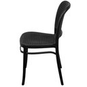 Ver imagem 5 de Cadeira Amis Polipropileno Preta Assento Preto