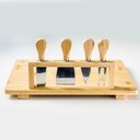 Ver imagem 3 de Conjunto Tábua de Servir Utensílios Bambu 5pçs Class Home