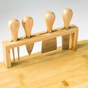 Ver imagem 2 de Conjunto Tábua de Servir Utensílios Bambu 5pçs Class Home