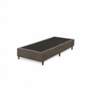 Ver imagem 4 de Base para Cama Box Queen Bipartida Cecília Vilajo em Suede Marrom – 1,58 x 1,98 m