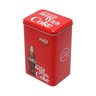 Lata de Metal Square Coca-cola Better Whit Coke Vermelho 13 X 9,9 X 20cm - 1
